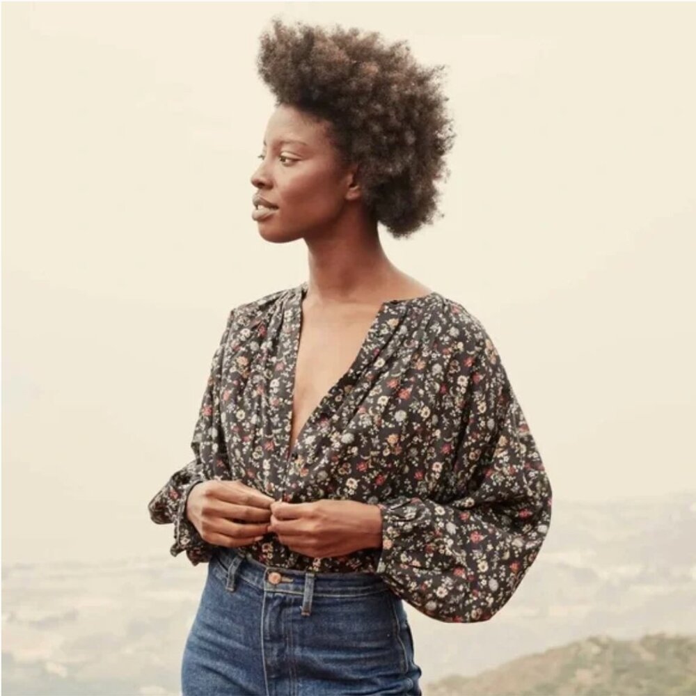 Dôen Jane Blouse in Campagne Floral